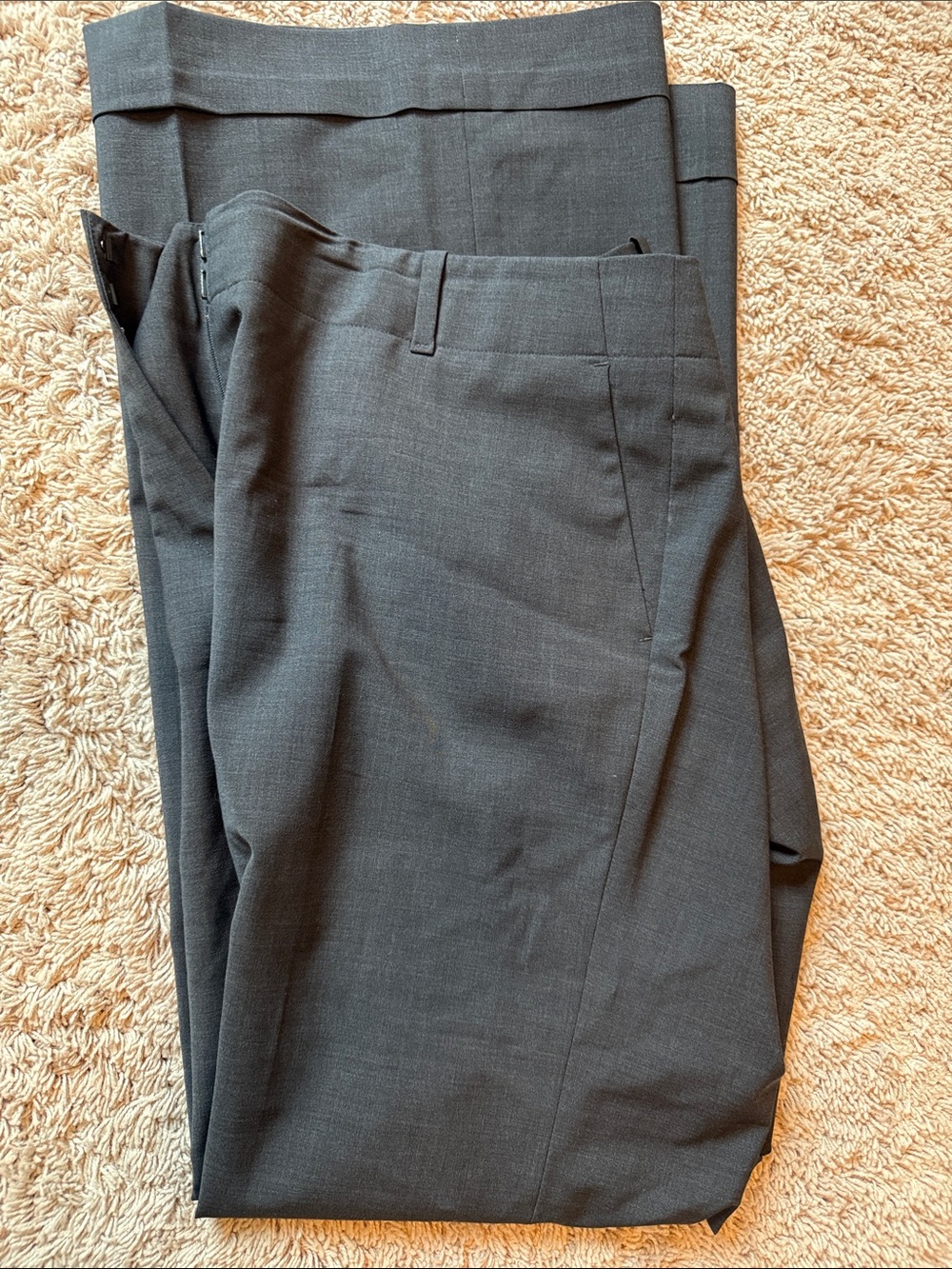 Ann Taylor Charcoal Gray Dress Pants Wool blend.